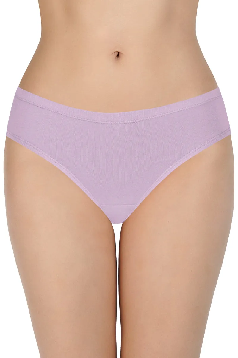 100% Cotton Bikini Panty Pack (Pack of 3) - D005 - Solid