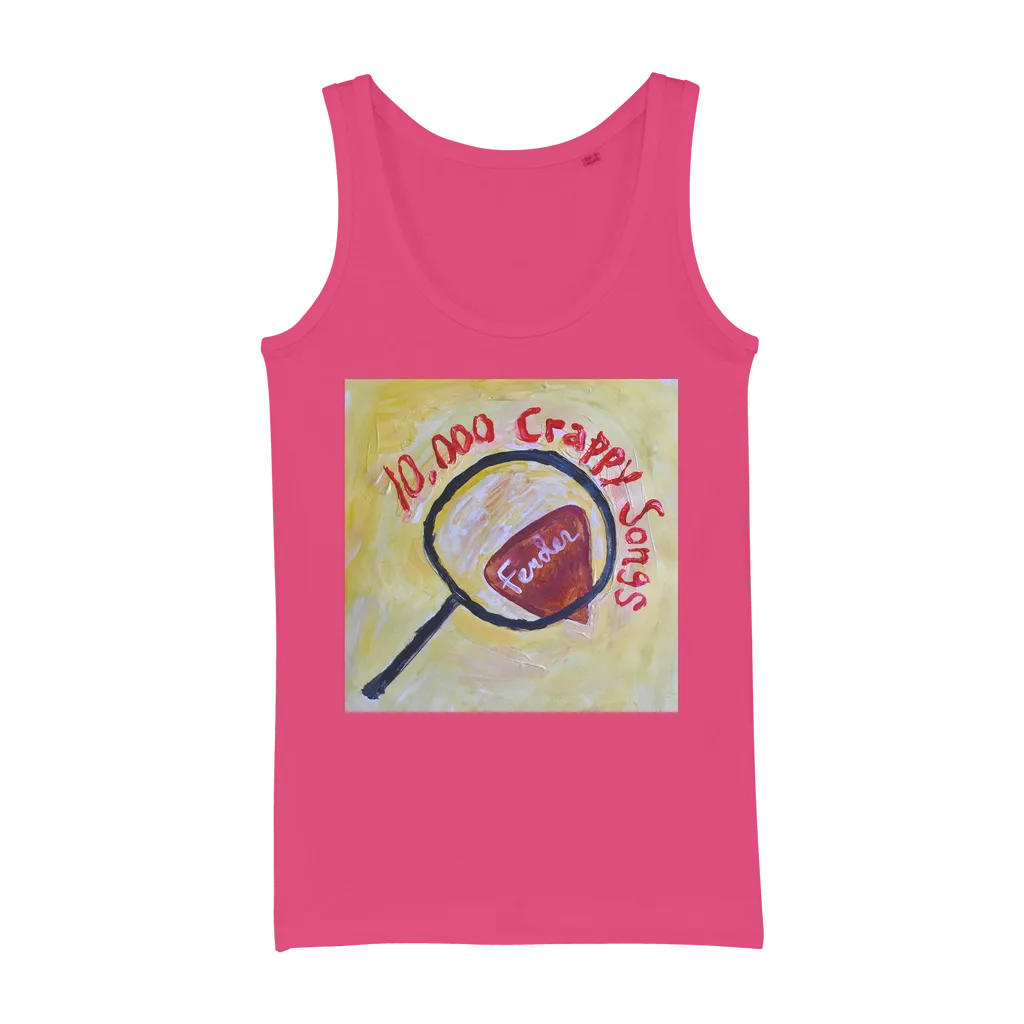 10,000 Crappy Songs Organic Jersey Womens Tank Top