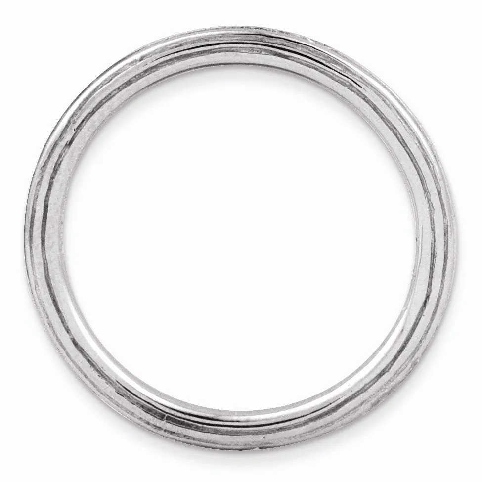 1.5mm Stackable Sterling Silver Simply Elegant Band