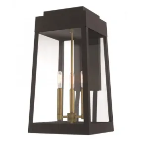 3 Lt Bronze Wall Lantern