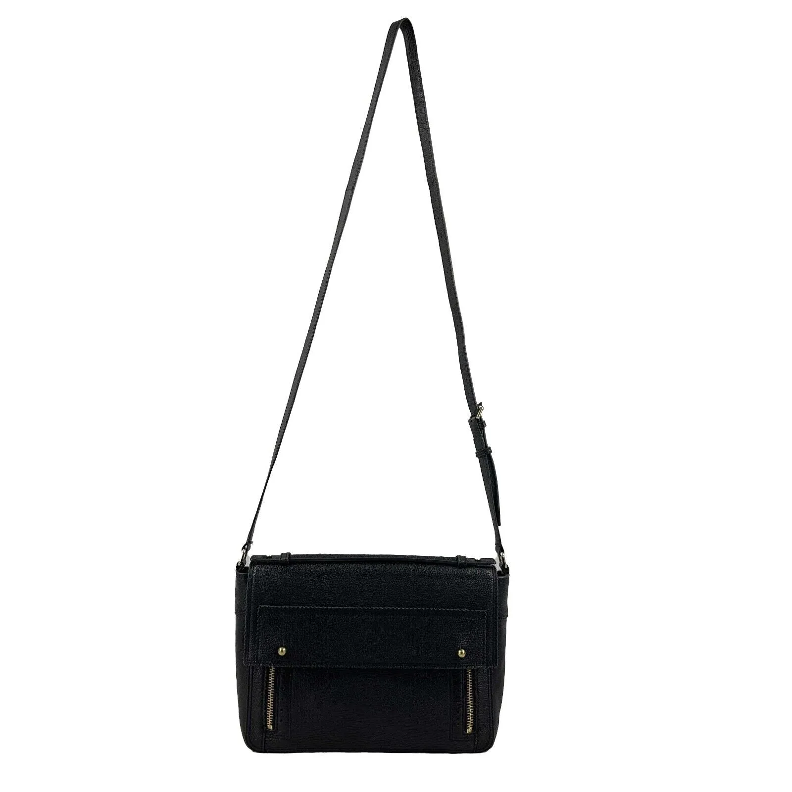 3.1 Phillip Lim - Grained Leather Black / Gold Pashli Messenger Bag