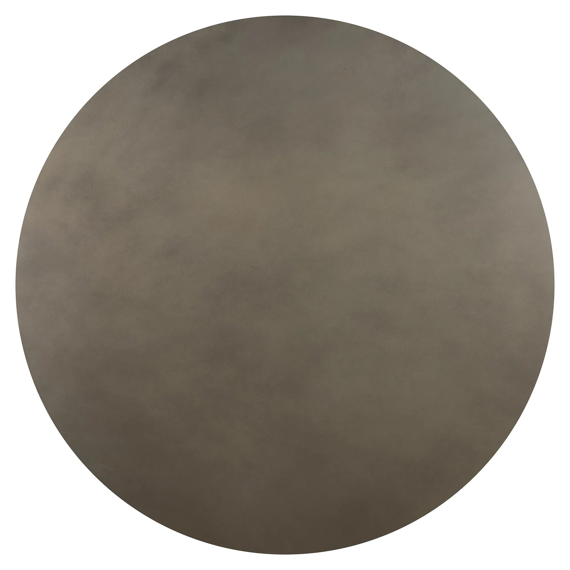 36 Gray And Black Concrete And Solid Wood Round Coffee Table