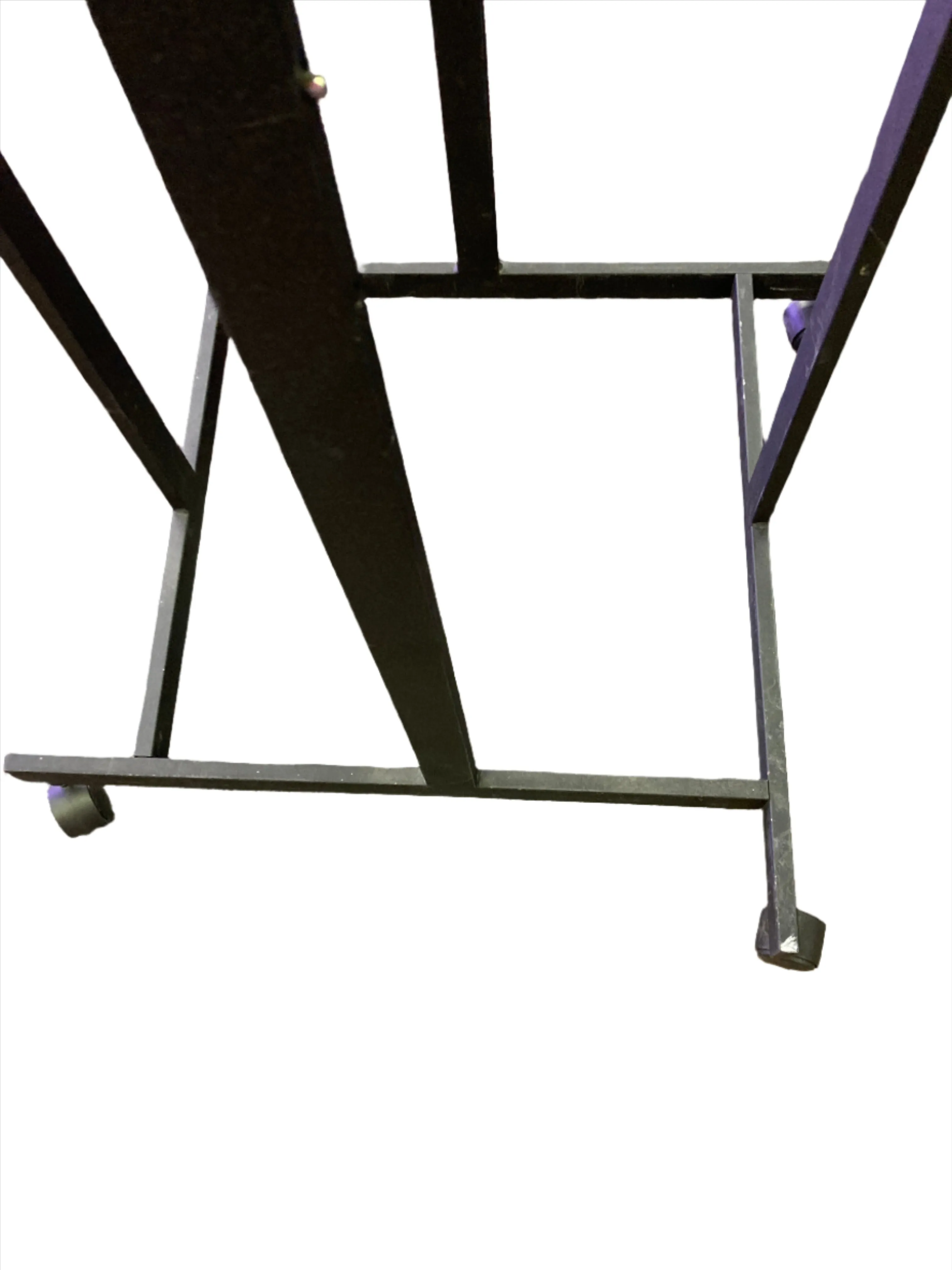 4 Way Heavy Duty Black & Silver Clothing Racks Display