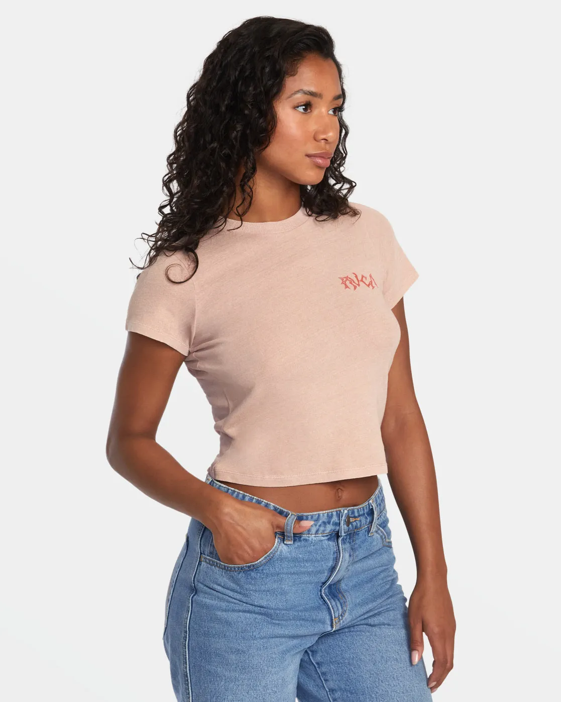 411 Tee T-Shirt - Pale Mauve