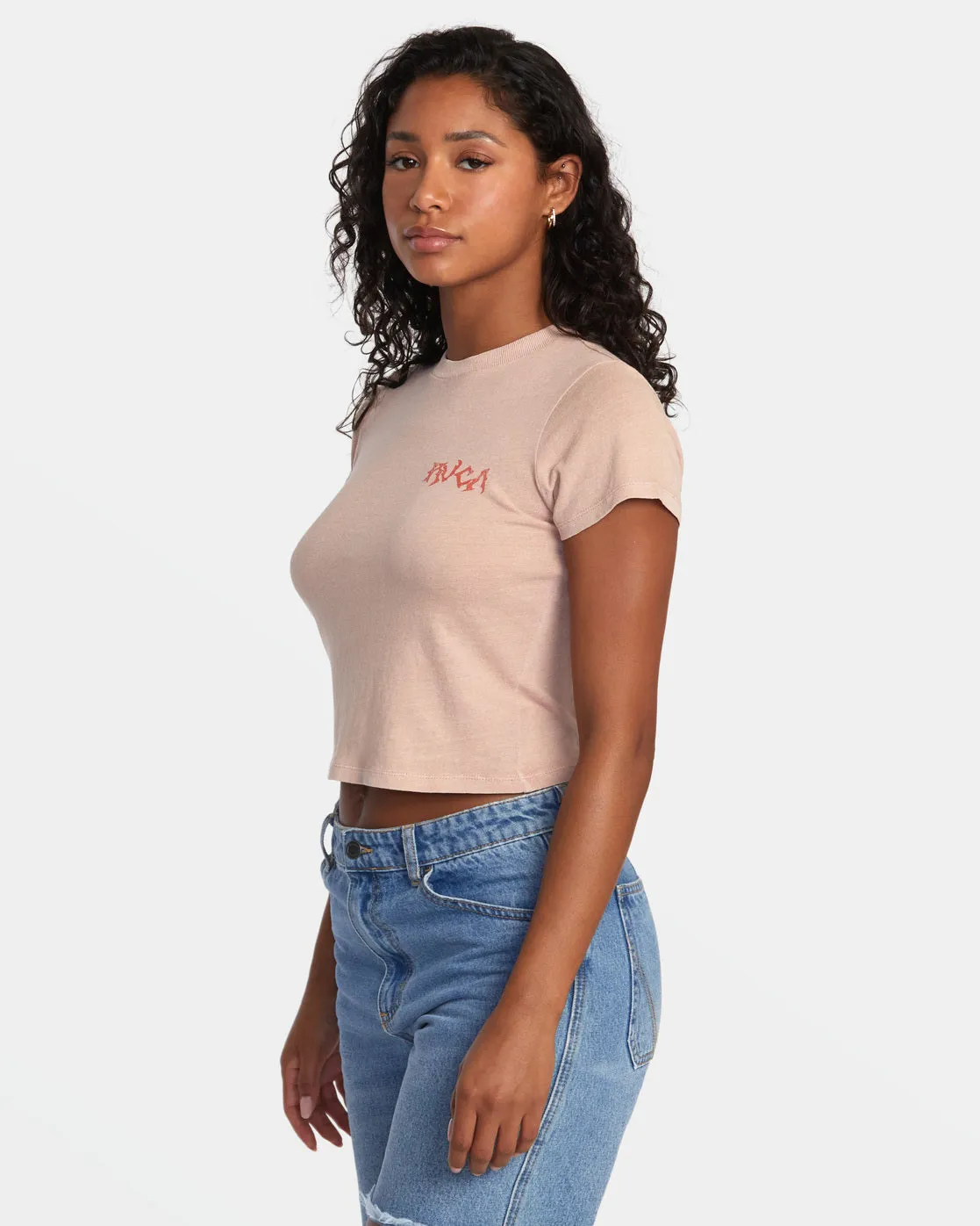 411 Tee T-Shirt - Pale Mauve