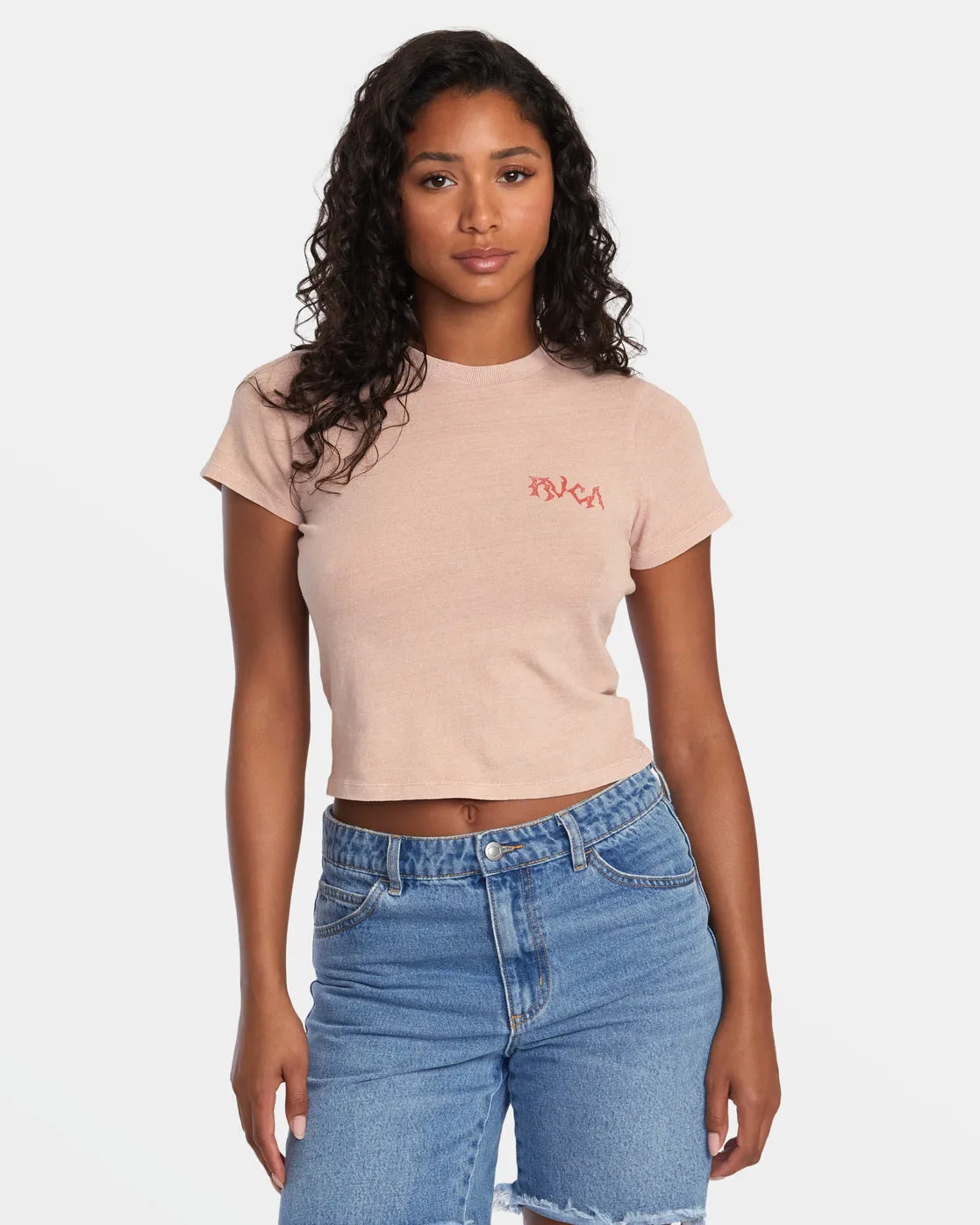 411 Tee T-Shirt - Pale Mauve