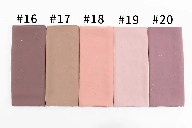 47 Colors Plain Bubble Chiffon Women's Hijab Scarf Muslim Headband