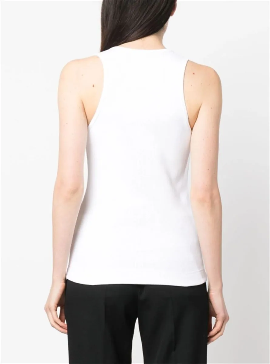 4G-LOGO PLAQUE SLEEVELESS TOP