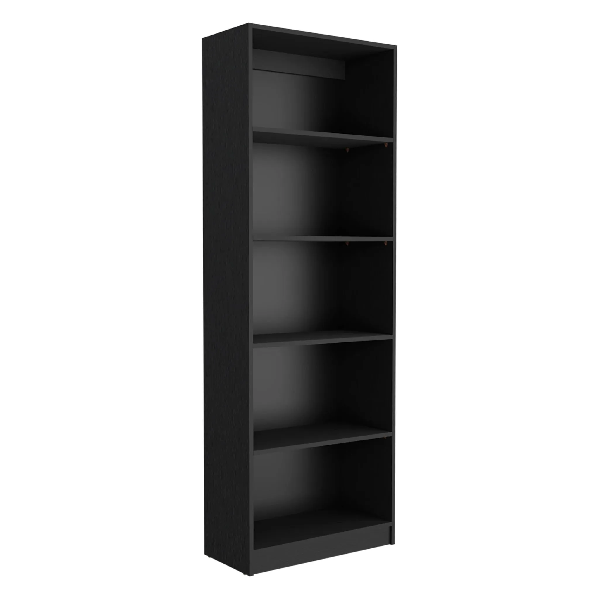 71 Black Four Tier Bookcase