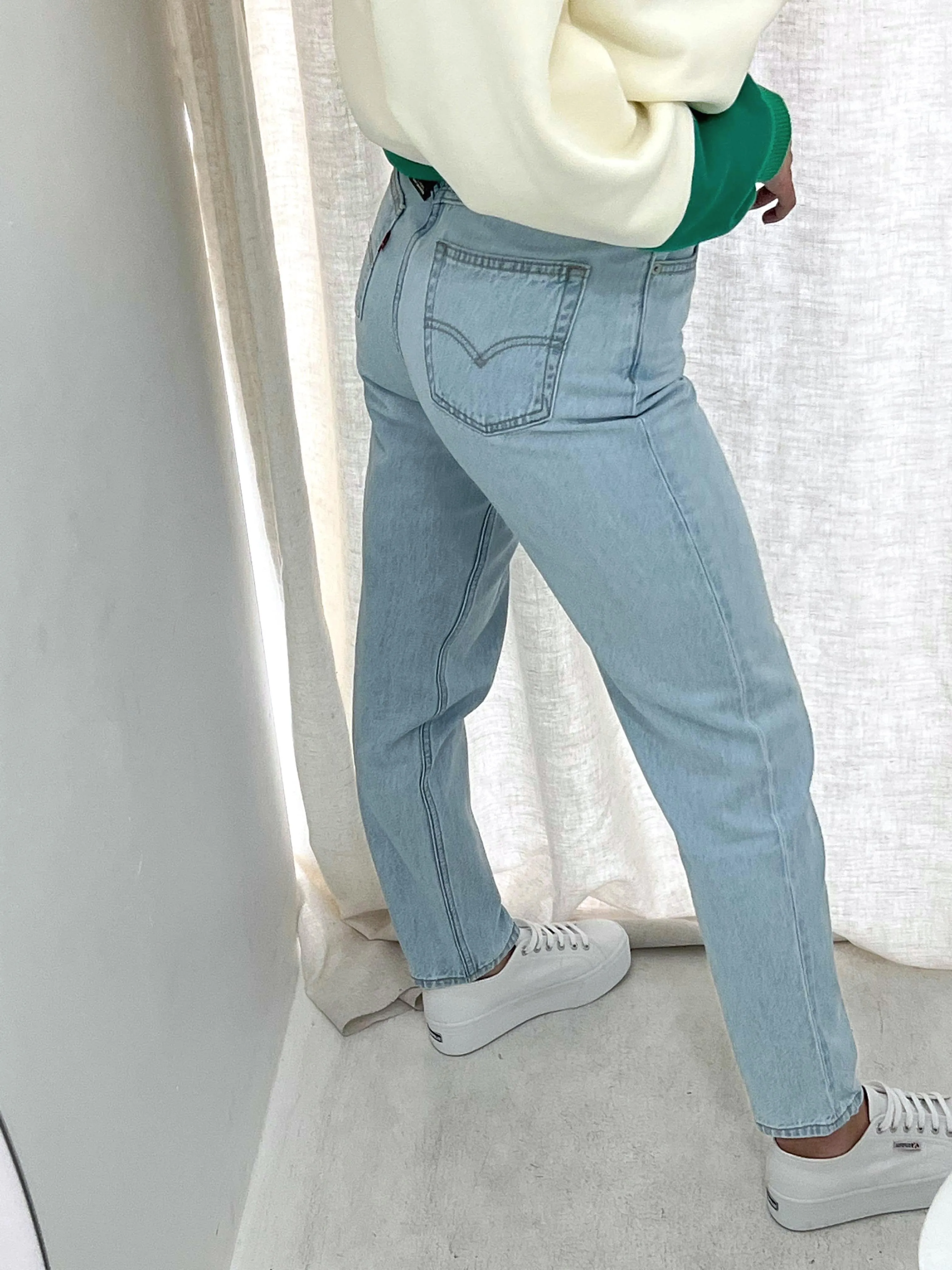 80s Mom Jean Light Indigo