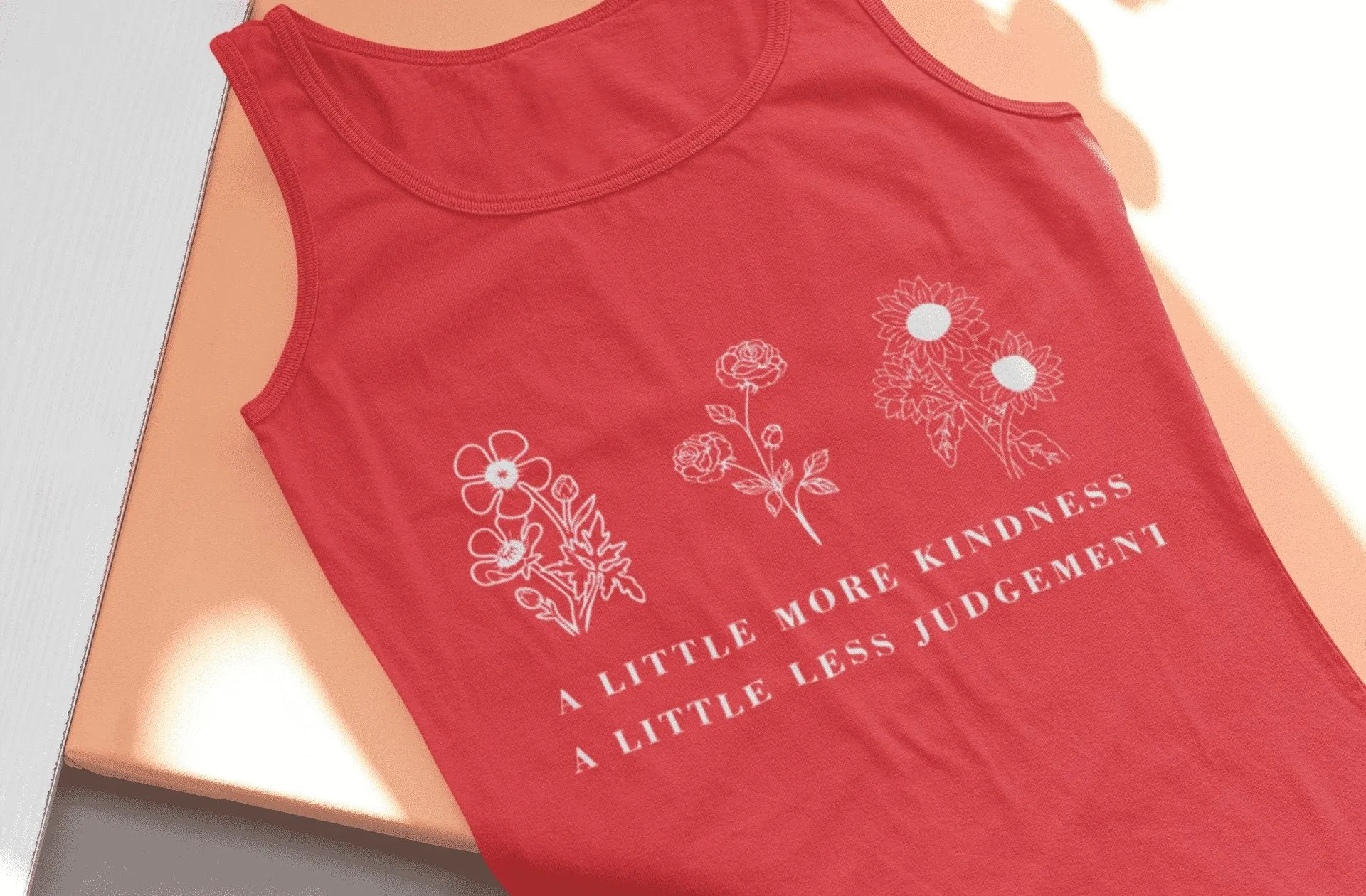 A little more Kindness, A little less Judgment | Inspire Organic Tank Top