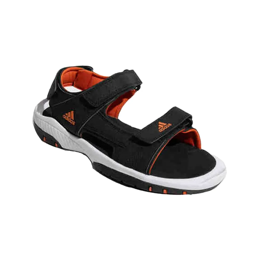 Adidas Men's Strudi Sandal (Core Black/Semi Impact Orange/Cloud White)