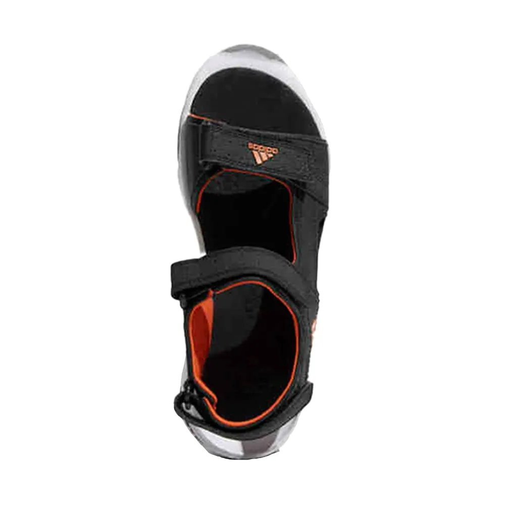 Adidas Men's Strudi Sandal (Core Black/Semi Impact Orange/Cloud White)