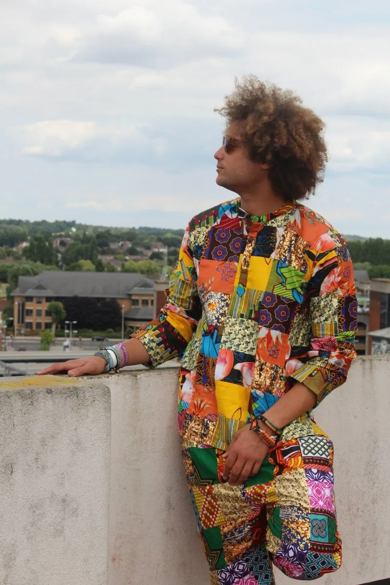 African Patchwork Shirt - Eco Friendly Shirt - Ethical Clothing