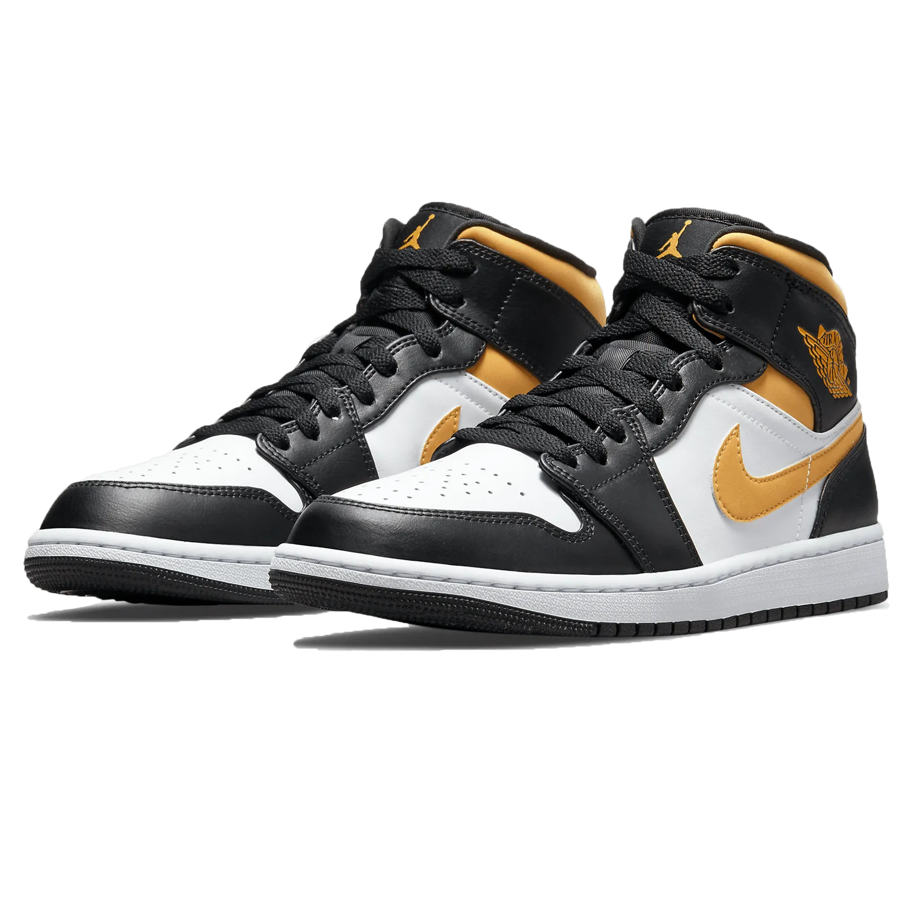 Air Jordan 1 Mid 'Black University Gold'