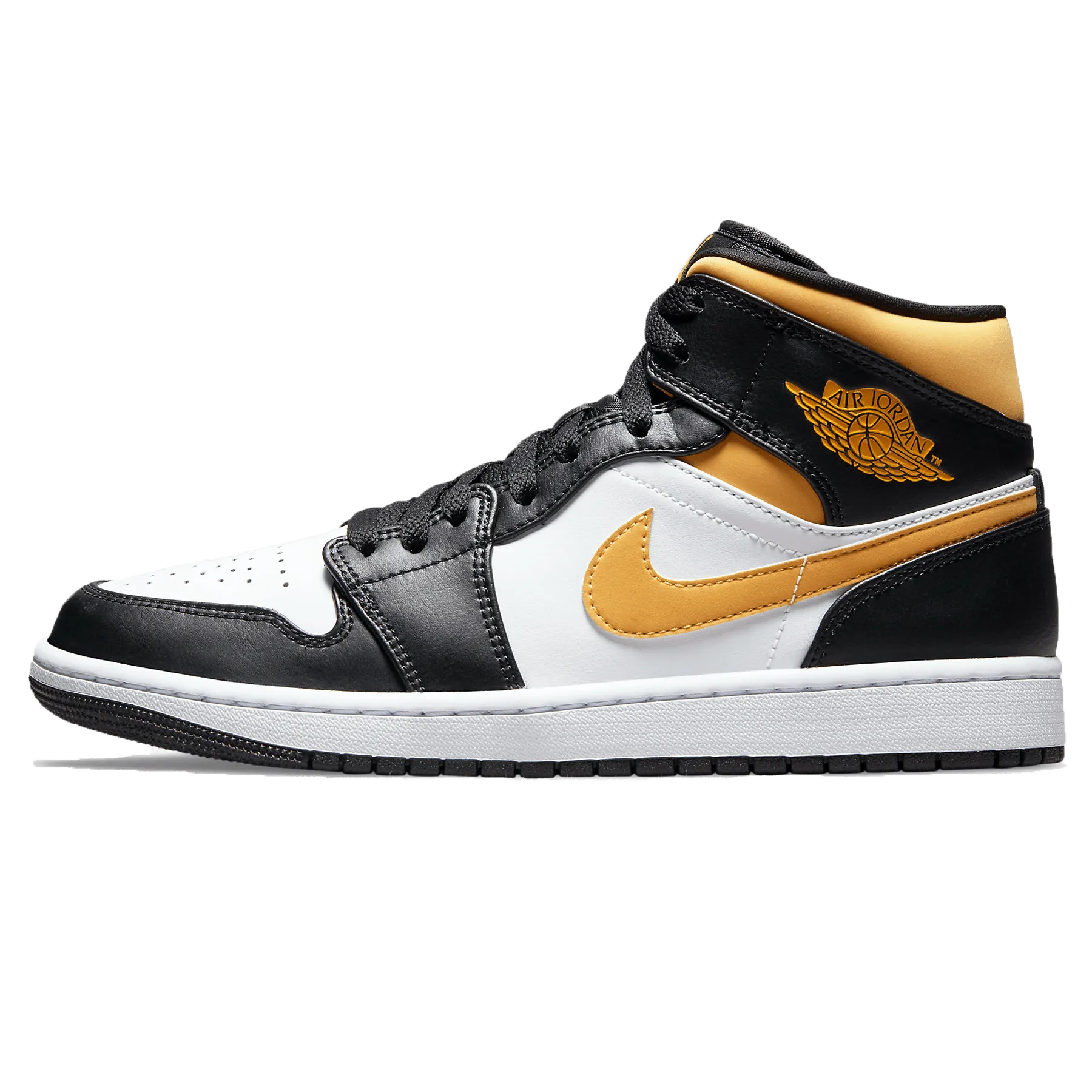 Air Jordan 1 Mid 'Black University Gold'