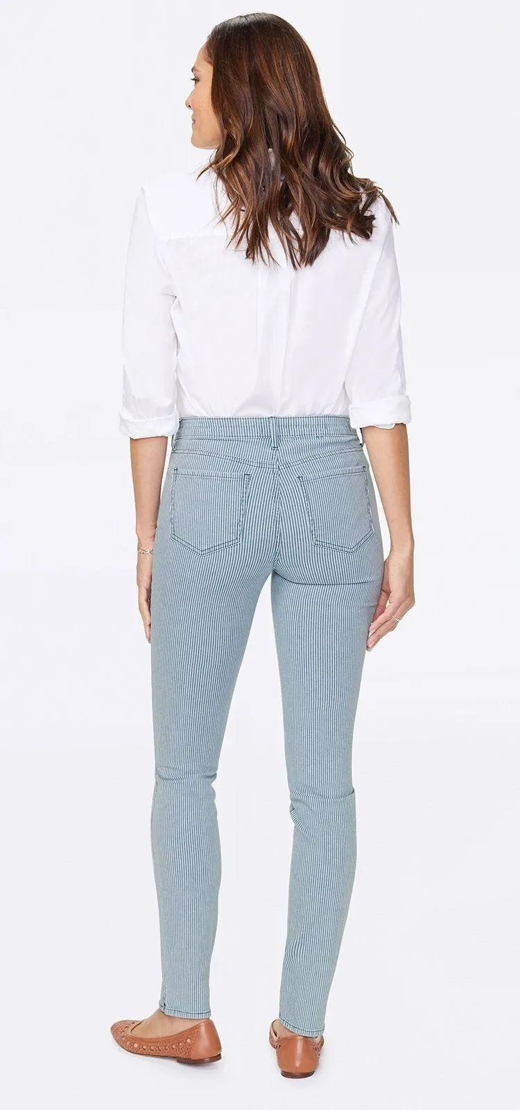 Alina Skinny Ankle Jeans Gestreept Premium Denim | Trella