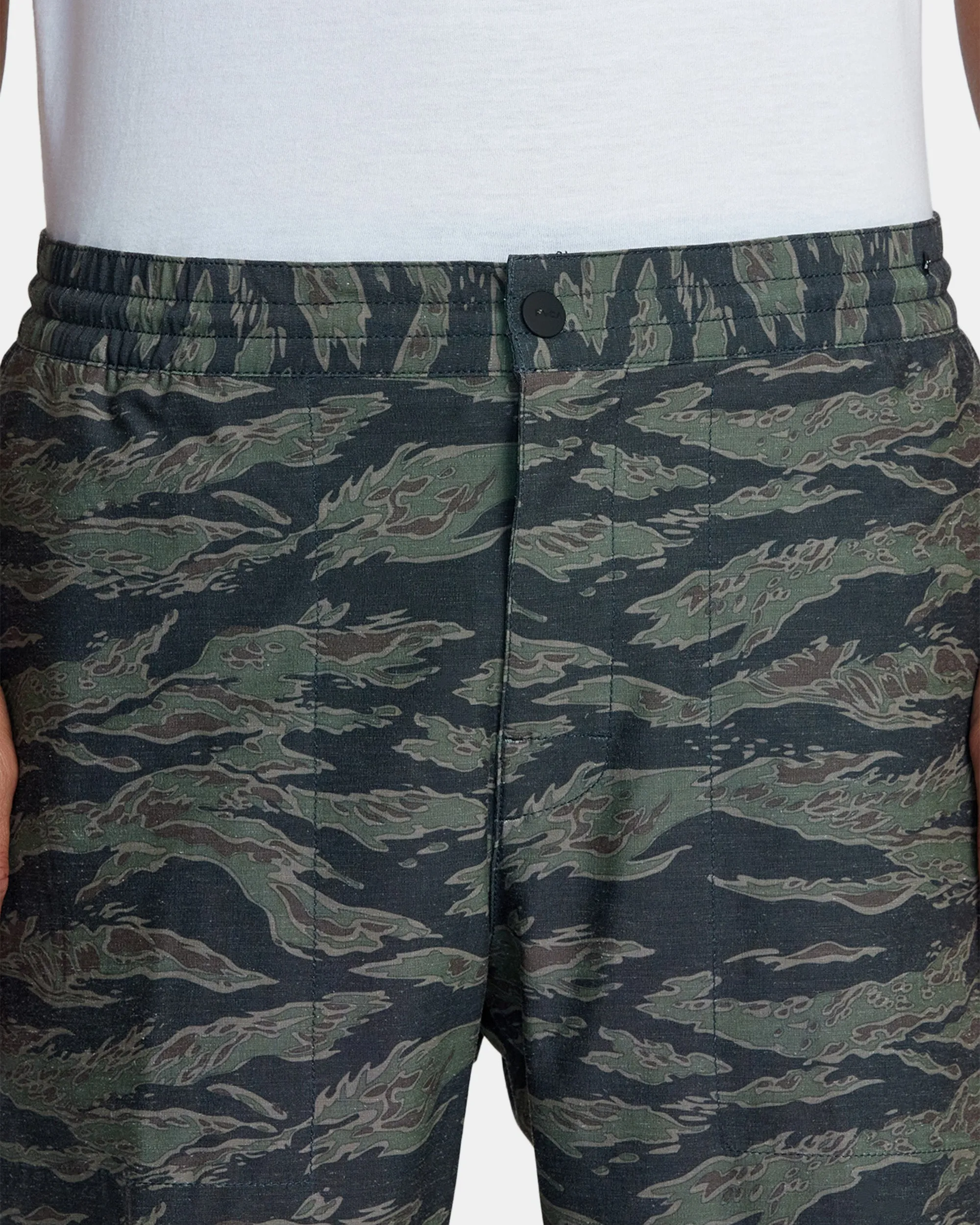 All Time Hemp Hybrid 19" Shorts - Tiger Camo