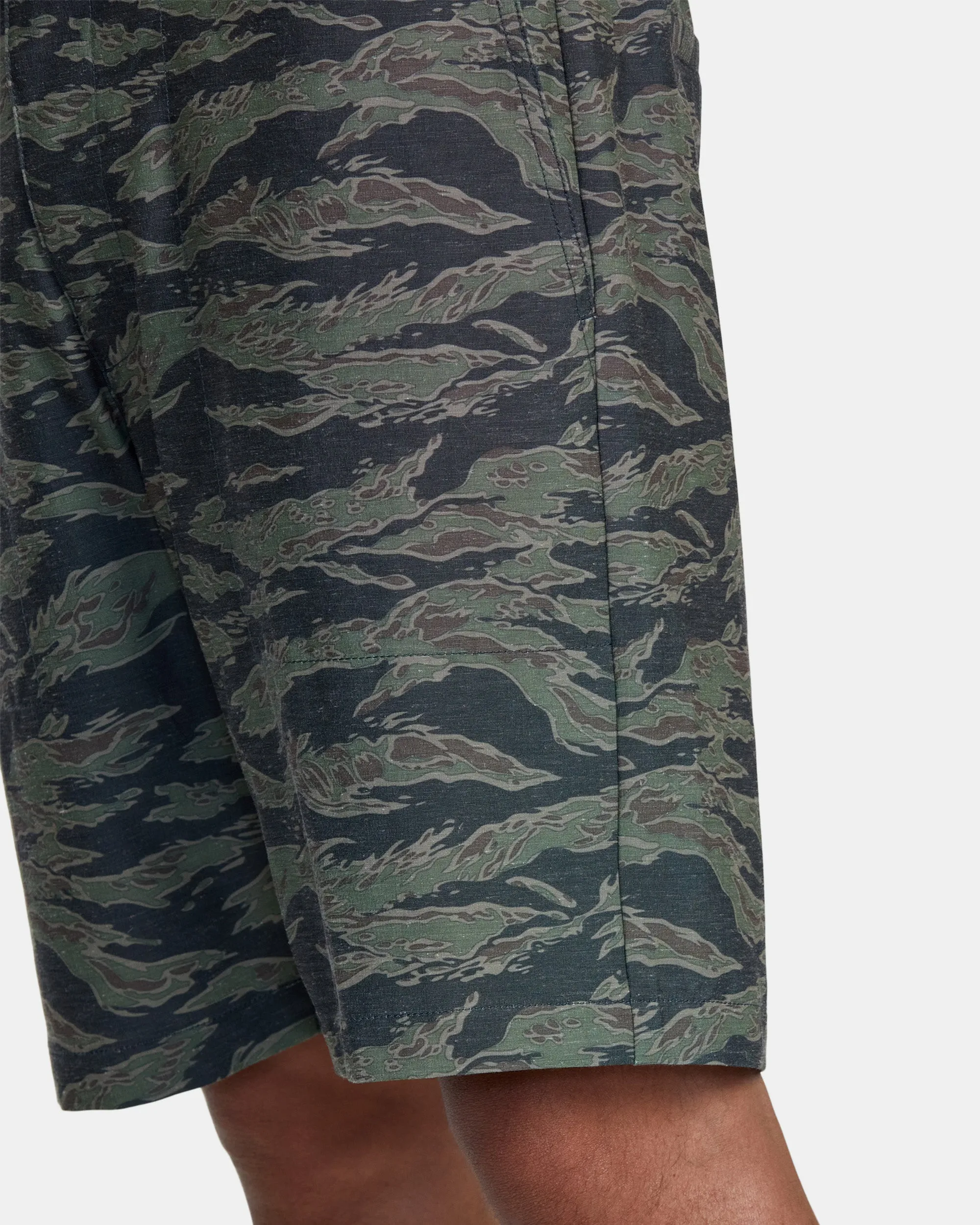 All Time Hemp Hybrid 19" Shorts - Tiger Camo