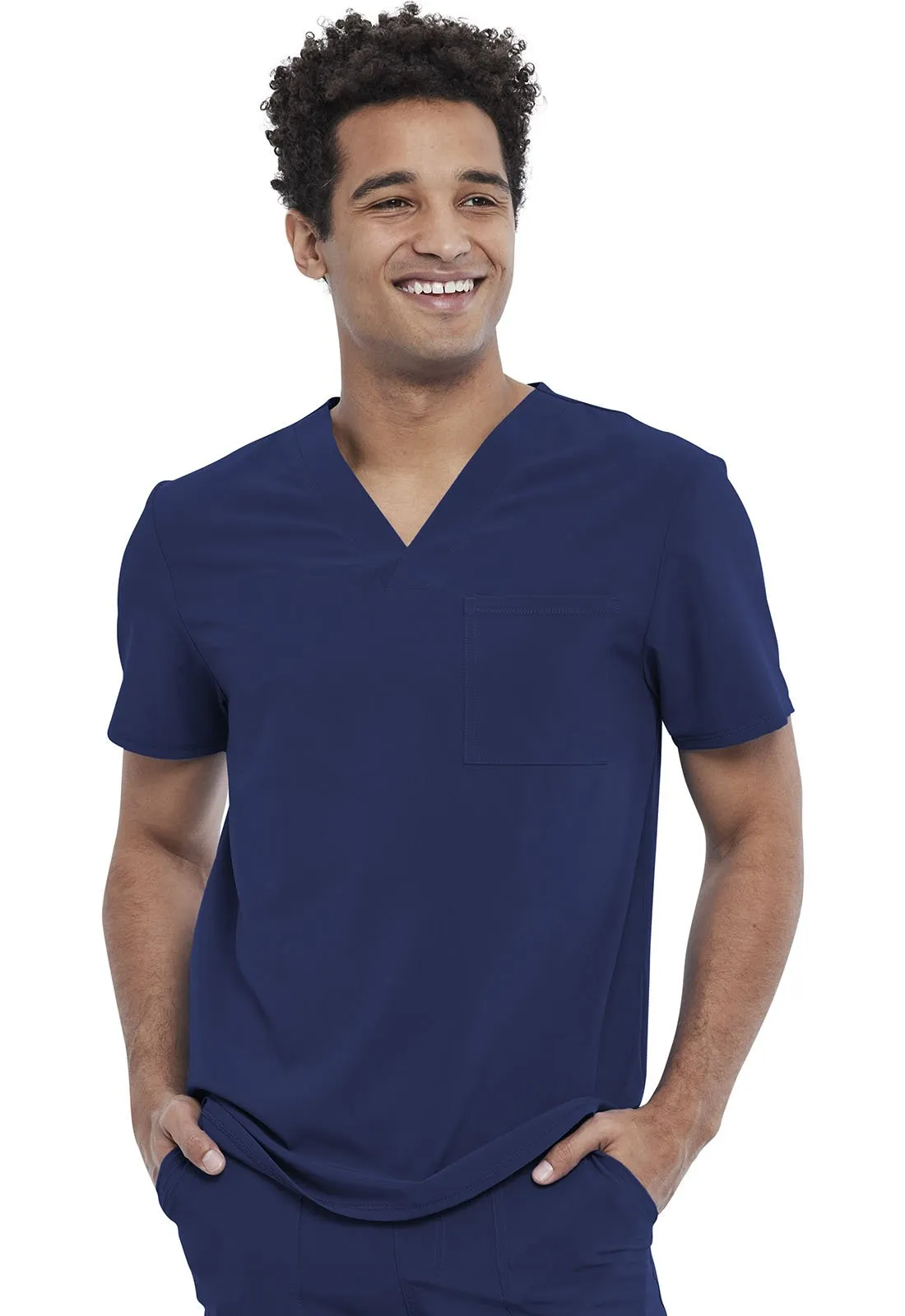 Allura  Men's Tuckable V-Neck Scrub Top CKA689