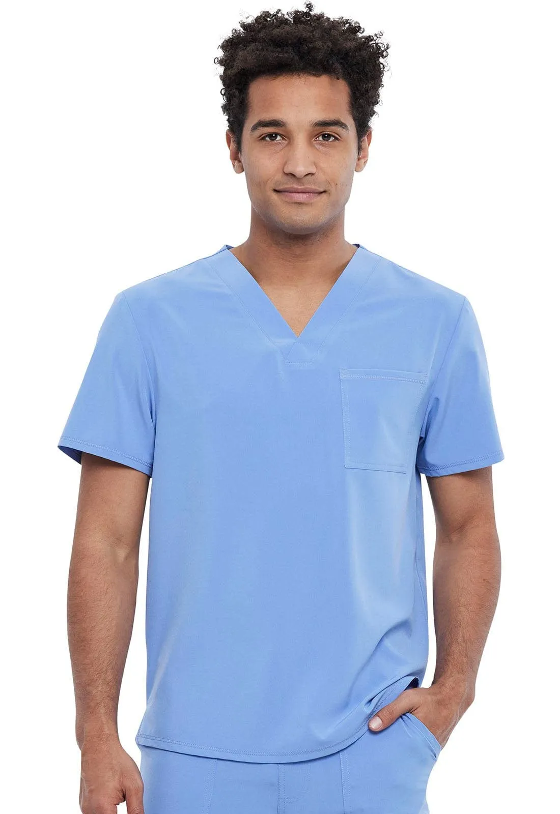 Allura  Men's Tuckable V-Neck Scrub Top CKA689