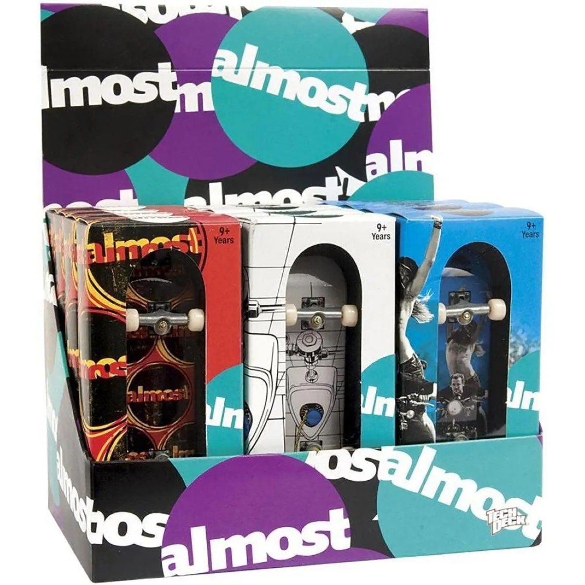 Almost Tech Decks 12 Pack Skateboard Toys (New - Flash Sale)