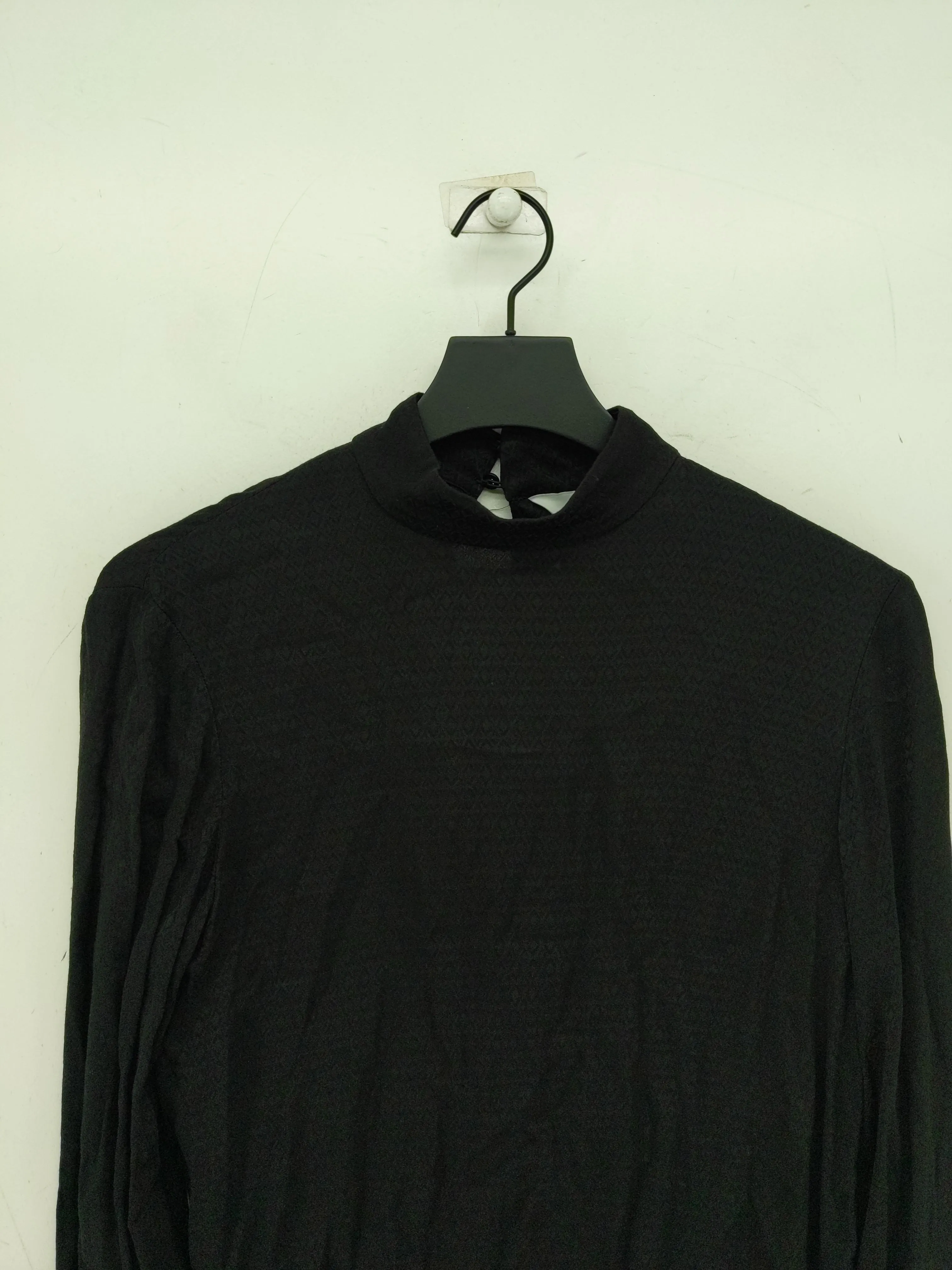 & Other Stories Women's Blouse UK 10 Black 100% Viscose