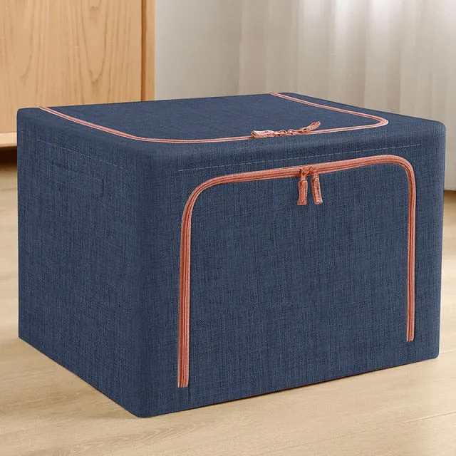 AshoreShop Clothing or Toy Fabric Sturdy Organizer Storage Box