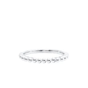 AUSHA - Bubble & Bead Stacking Eternity Band 950 Platinum