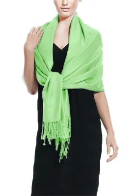 Baby Green Baby Green Pashmina Shawl Wrap Scarf