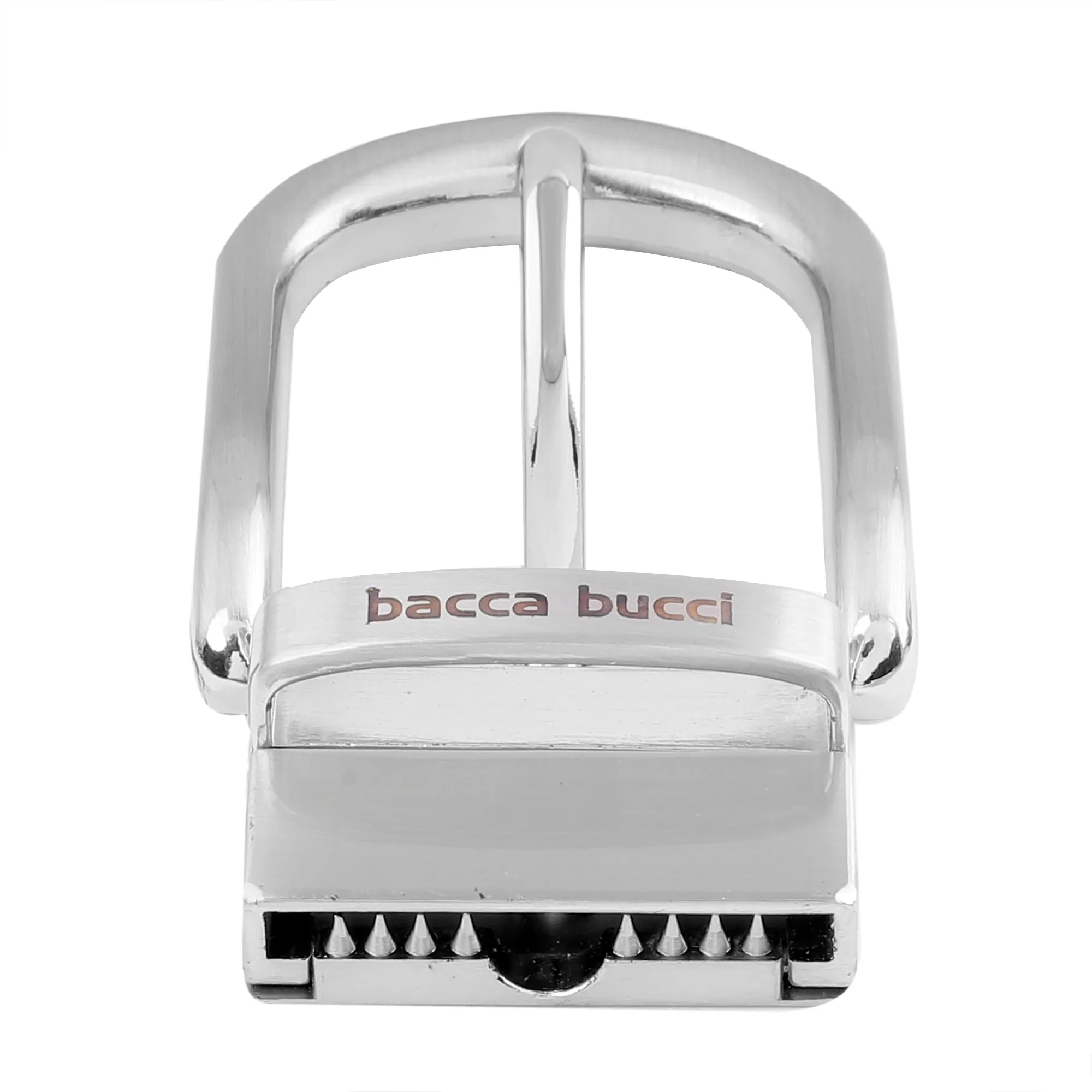 Bacca Bucci 35  MM  Nickle  free  Reversible Clamp Belt Buckle with Branding