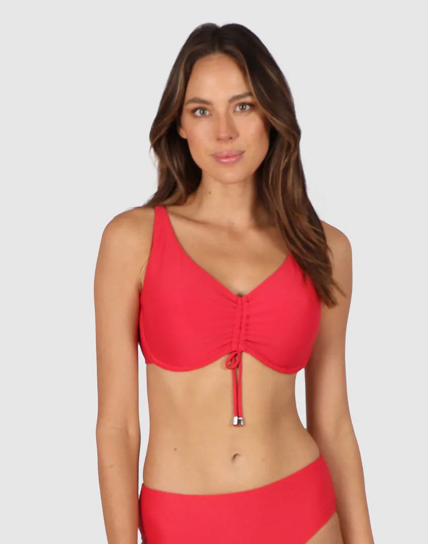 Baku F Cup Bra Bikini Top - Rococco