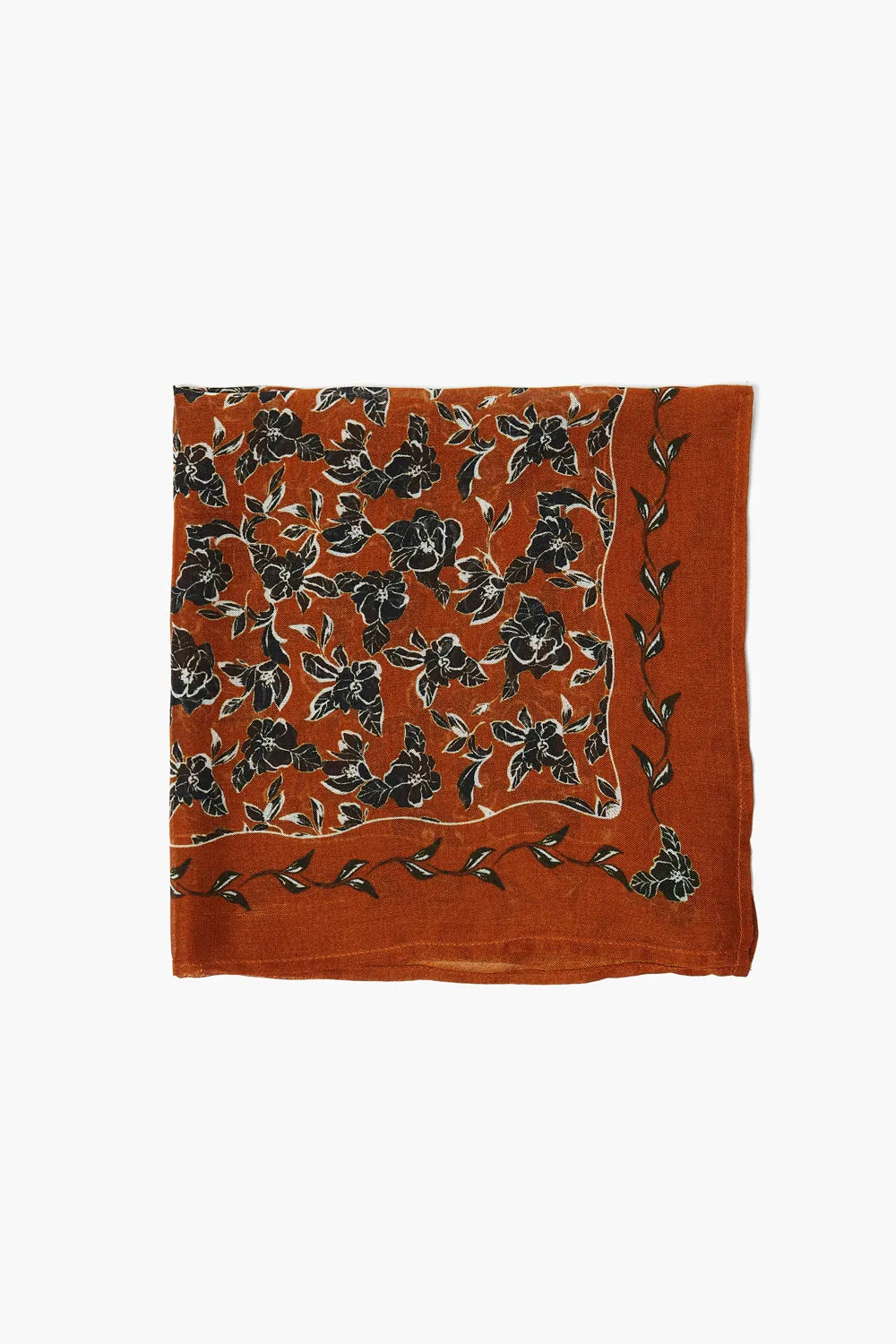 Bandana Umber Cassia Floral