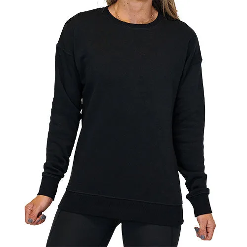 Black Basic Crew Neck