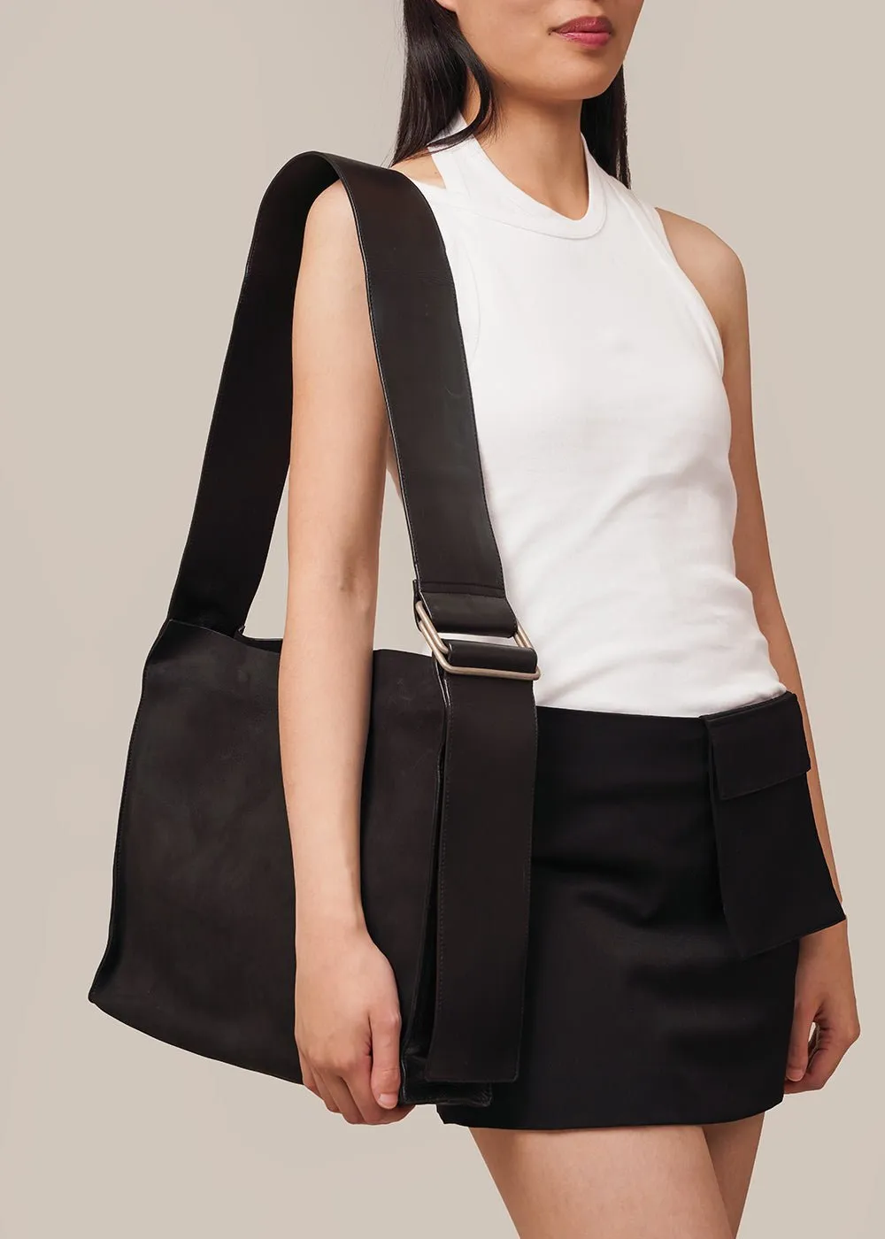 Black Ring Detail Bag