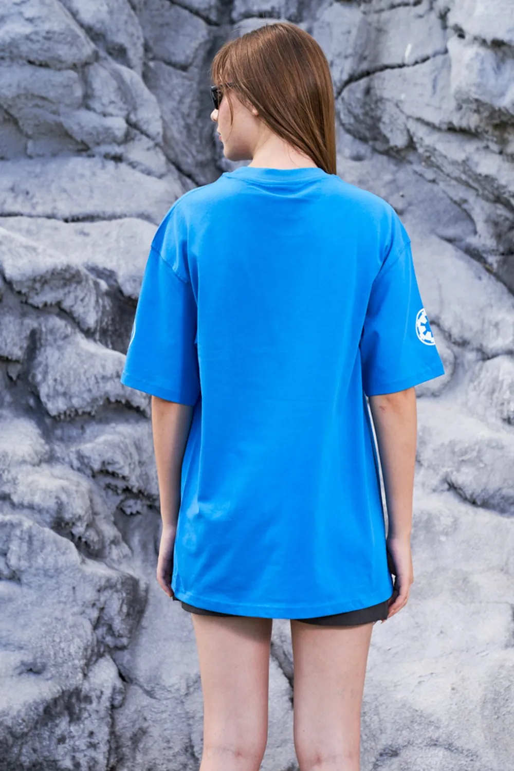 Blue Star Wars Oversized T-shirt