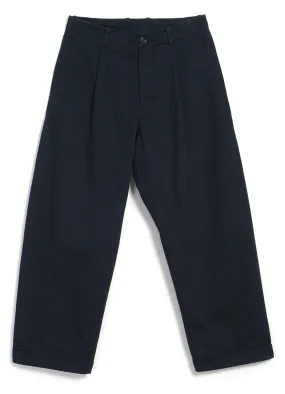 BOBBY | Wide Pleated Everyday Trousers | Navy