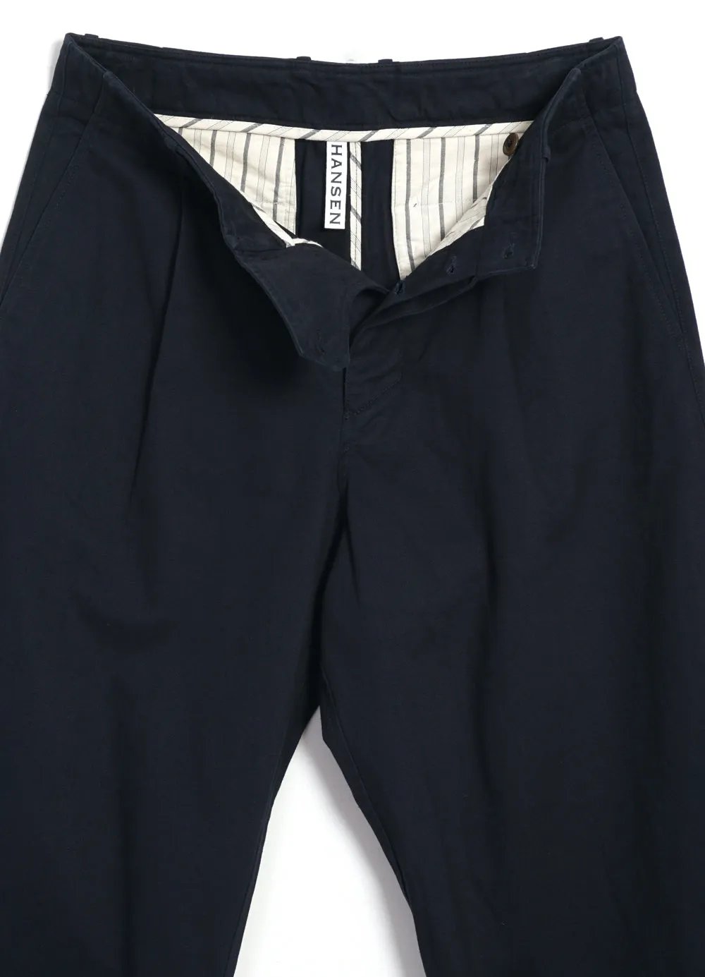 BOBBY | Wide Pleated Everyday Trousers | Navy