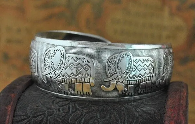 Bohemian Antalya bangles,antique Silver plated carve pattern Statement, Boho Coachella, Festival Turkish hand Jewelry, elephant