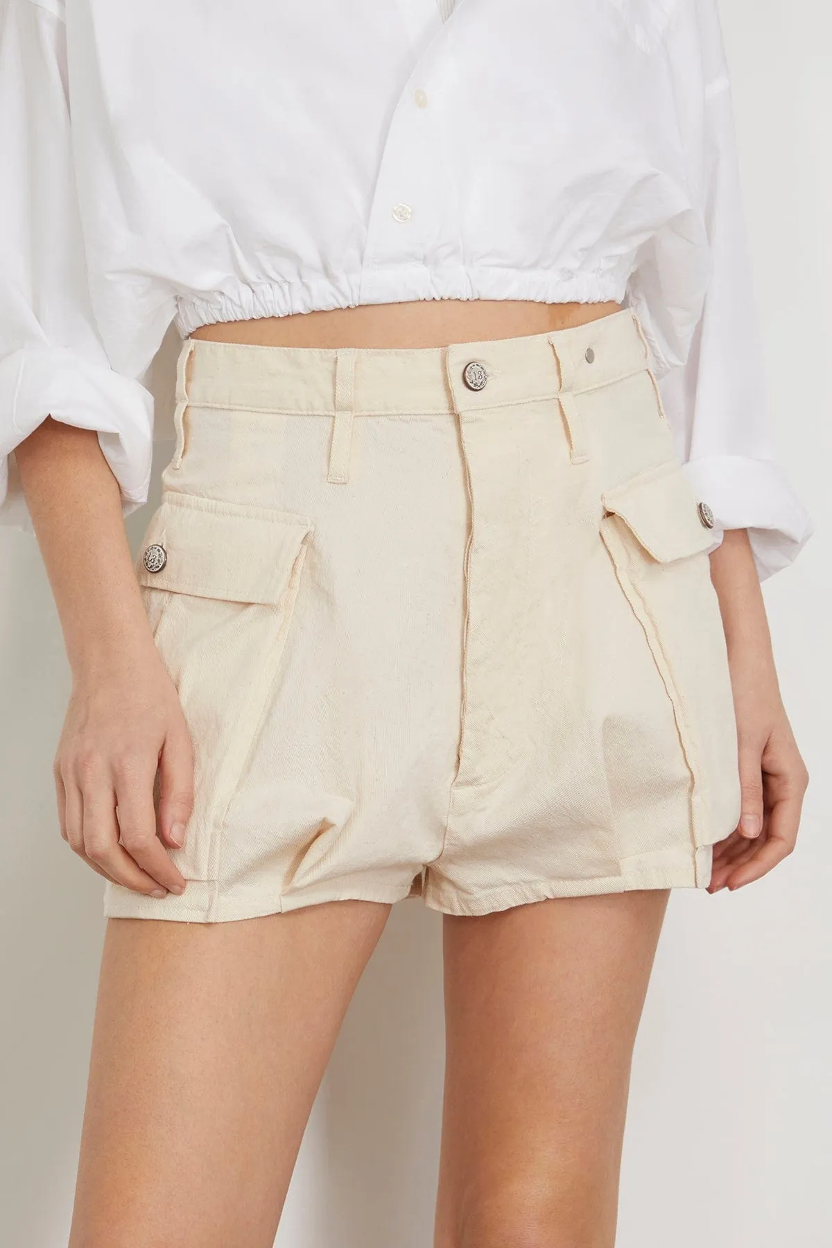 Bubble Skort in Natural