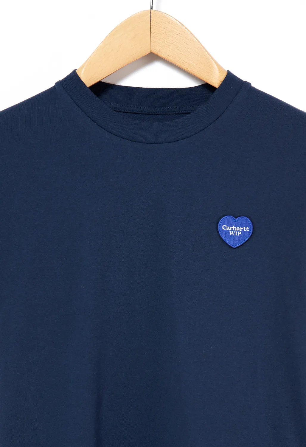 Carhartt WIP Women's Double Heart T-Shirt - Blue