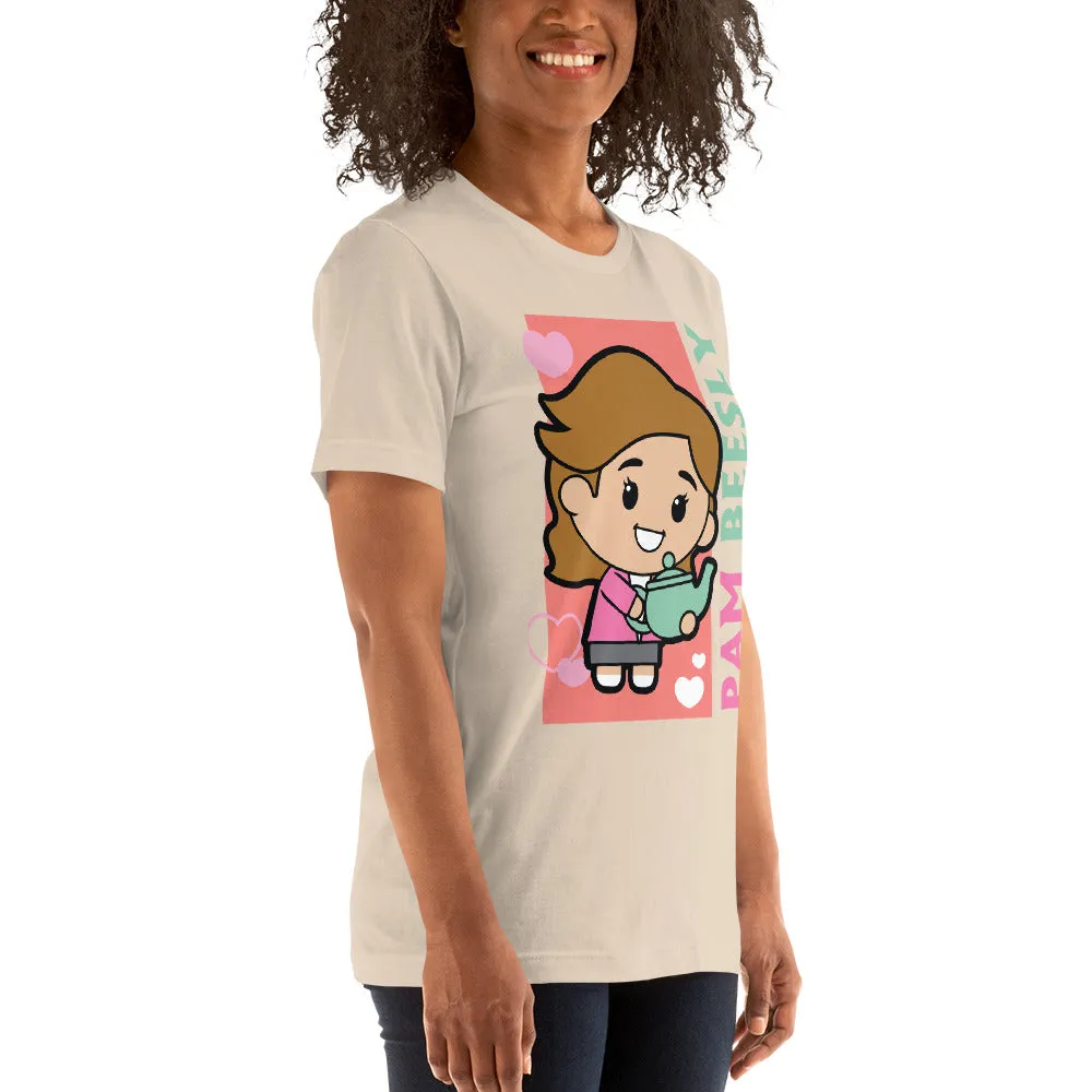 Cartoon Pam Beesly - Women's T-Shirt