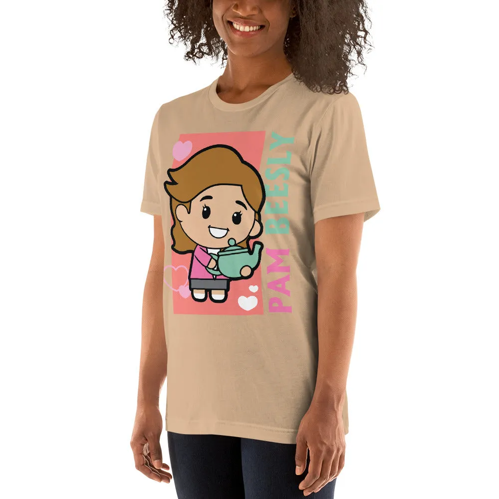 Cartoon Pam Beesly - Women's T-Shirt