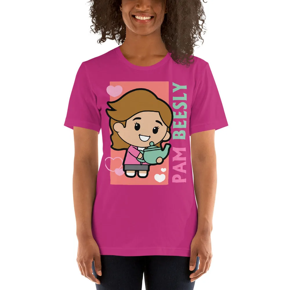 Cartoon Pam Beesly - Women's T-Shirt