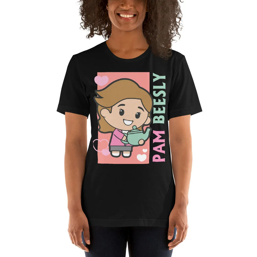 Cartoon Pam Beesly - Women's T-Shirt