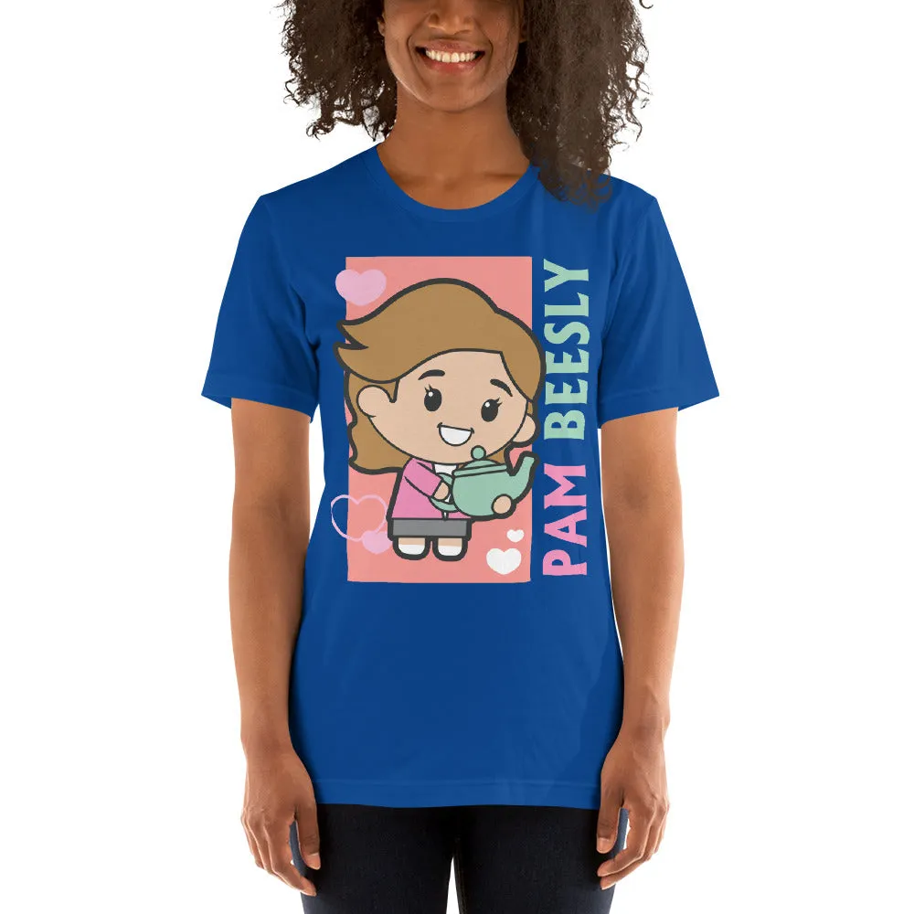 Cartoon Pam Beesly - Women's T-Shirt