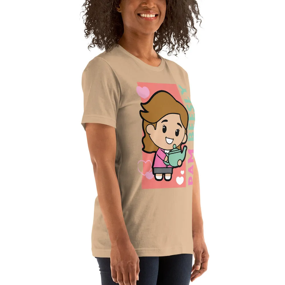 Cartoon Pam Beesly - Women's T-Shirt