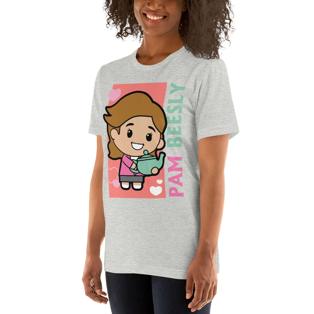 Cartoon Pam Beesly - Women's T-Shirt