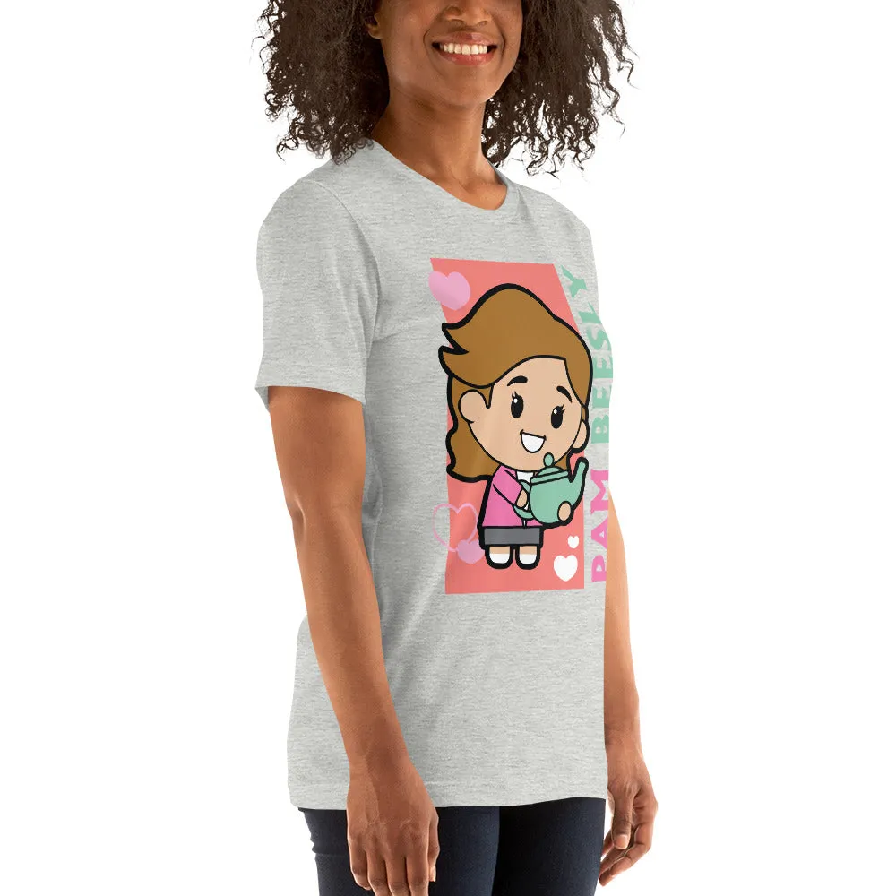 Cartoon Pam Beesly - Women's T-Shirt