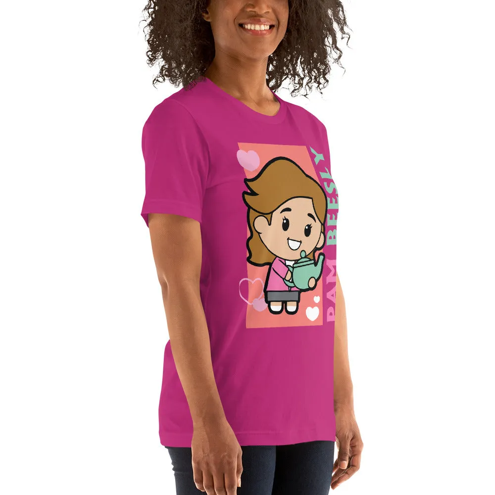 Cartoon Pam Beesly - Women's T-Shirt